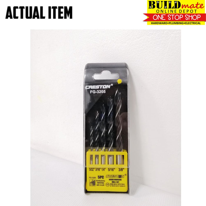 CRESTON Wood Working Drill Bit 5PCS/SET FG-3205