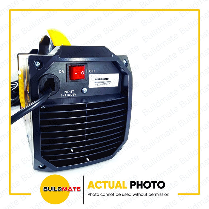 POWERHOUSE MIGWELD 200A Gasless MIG Inverter IGBT ARC Flux Cored Portable Welding Machine with 750W Angle Grinder- PHWM