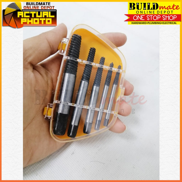 Hoteche Conical Drill Screw Extractor 5PCS/SET 610201 •BUILDMATE•