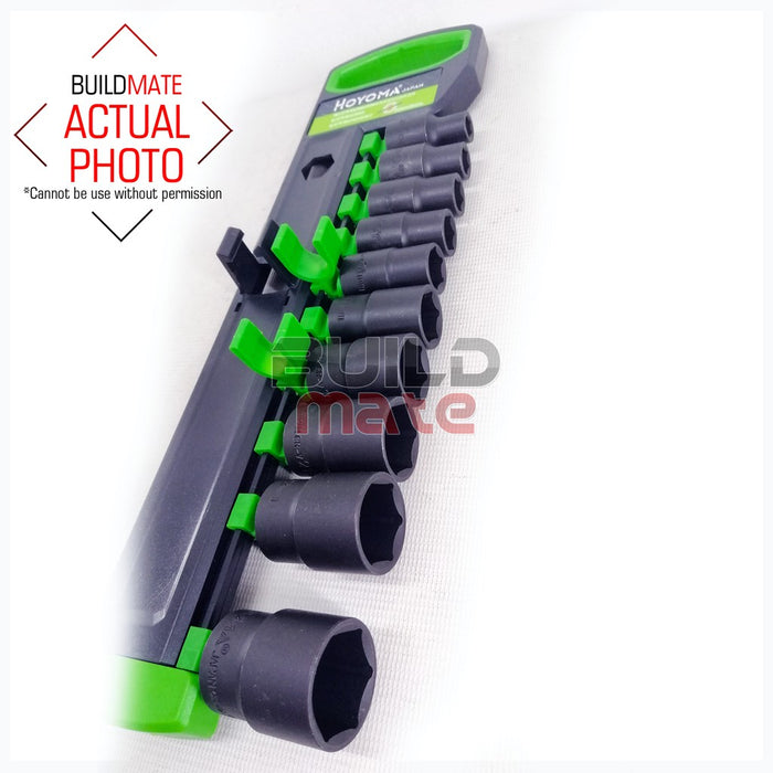 HOYOMA 12PCS / SET Drive Socket Set 1/2" 6 Point HT-DS1212-6 •BUILDMATE• HYMHT