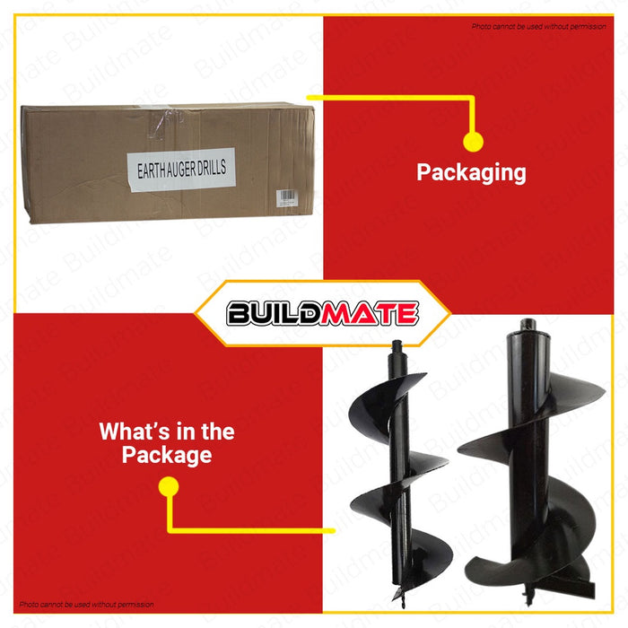 YAMATA JAPAN Earth Ground Auger Drill Bit 300mm | 350mm SOLD PER PIECE •BUILDMATE•