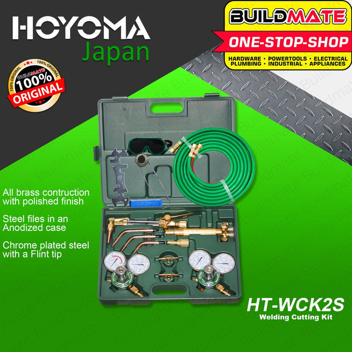 HOYOMA JAPAN Welding Cutting Outfit Kit Steel Handle Set Acetylene Torch HT-WCK2S •BUILDMATE•