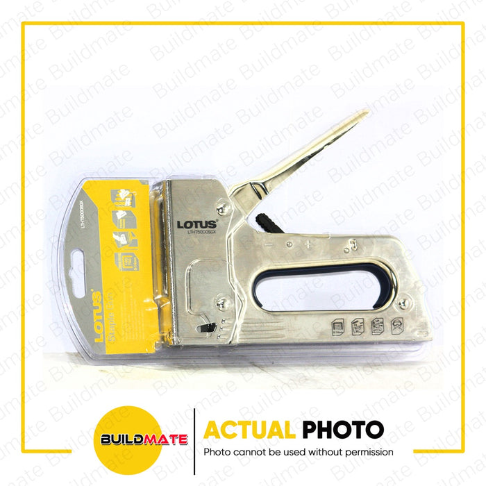LOTUS Steel Staple Gun Rust Resistance TR33 Heavy Duty LTHT5000SGX •BUILDMATE•
