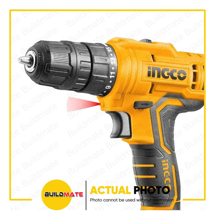 FREE GIFT! INGCO Cordless Drill Lithium Ion 18V CDLI1801 +FREE HKTH10258 TOOL SET •BUILDMATE•