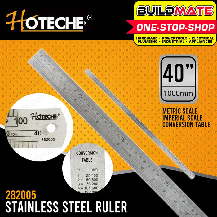 HOTECHE Stainless Steel Measuring Ruler Rangefinder 40'' HTC-282005 AUTHENTIC •BUILDMATE•