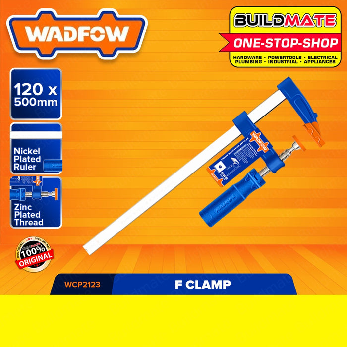 WADFOW F CLAMP 120X300MM | 120X500MM [SOLD PER PIECE] Metalworking Sliding Clamp •BUILDMATE• WHT