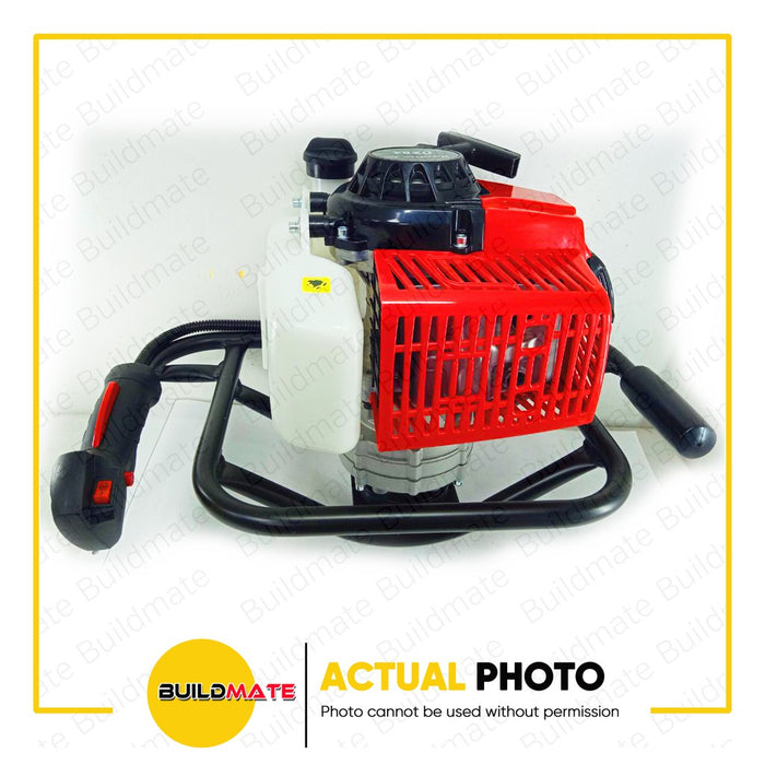 HOYOMA GAS 2 Stroke Earth Auger Post Hole Digger Ground Drill DZ64 + AUGER BIT 150mm •BUILDMATE• HYMPT