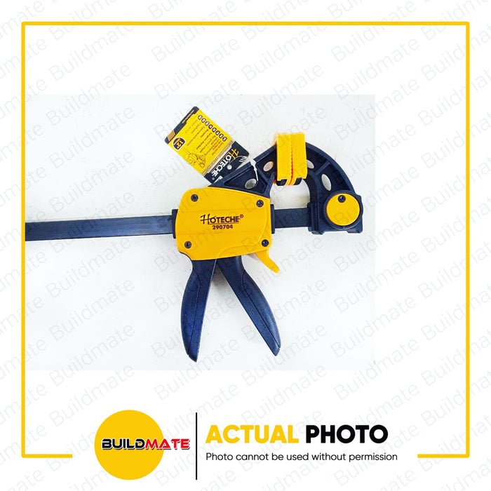HOTECHE Quick Release Hand Ratchet Bar Clamp 12 x 63mm 290704 •BUILDMATE•