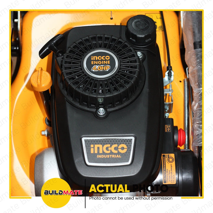 INGCO Gasoline Lawn Mower 3.0KW 4HP 4-Stroke Hand Push Type GLM141181 •BUILDMATE• IPT