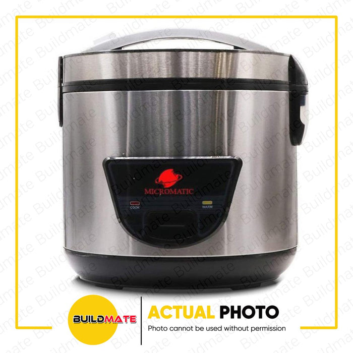 MICROMATIC Jar Rice Cooker with Steamer 1.5L 8 CUPS MJRC-5028 •BUILDMATE•