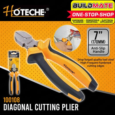 Hoteche Diagonal Cutting Pliers Plier 7" inches HTC-100108 •BUILDMATE•