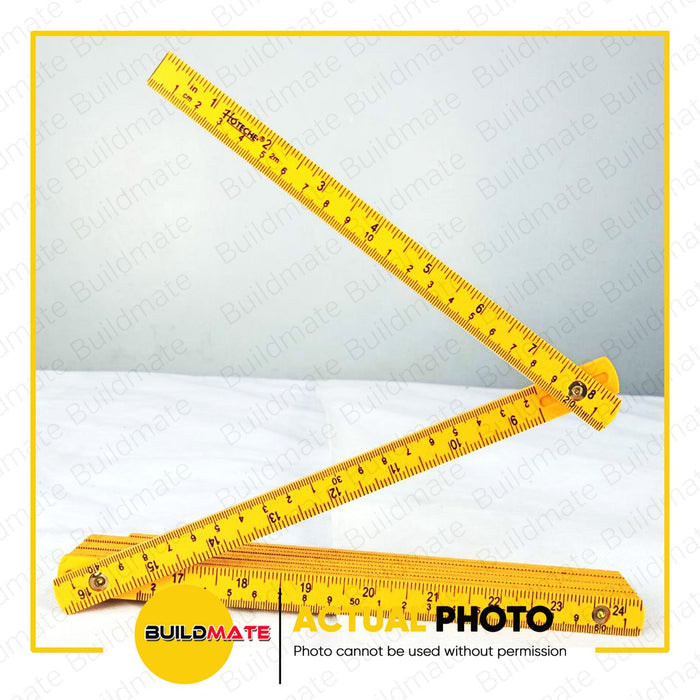 HOTECHE 10 Folds Plastic Folding Ruler 282501 •BUILDMATE•