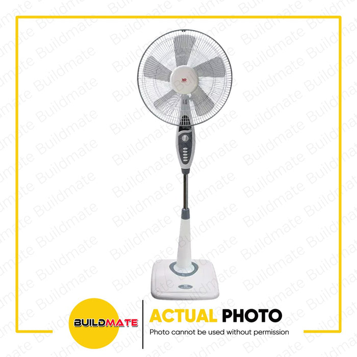 3D Stand Fan 16" Polar Gray •BUILDMATE•