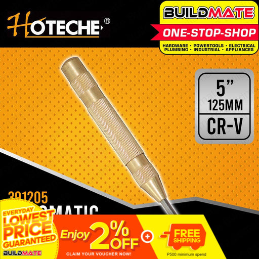 HOTECHE Automatic Center Punch 5" CR-V HTC-391205 •BUILDMATE•