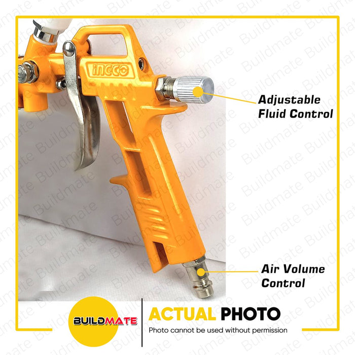INGCO Paint Air Spray Gun ASG240613  •BUILDMATE• IHT