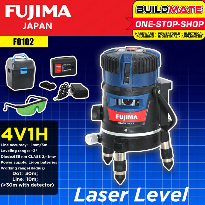 FUJIMA JAPAN Self Leveling Laser 3.6V 4V1H F0102 •BUILDMATE•