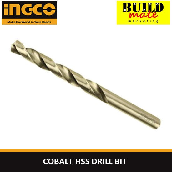 INGCO 10PCS Cobalt HSS Drill Bit 1/8" (3.2mm) DBT11001083 1 PACK •BUILDMATE• IHT