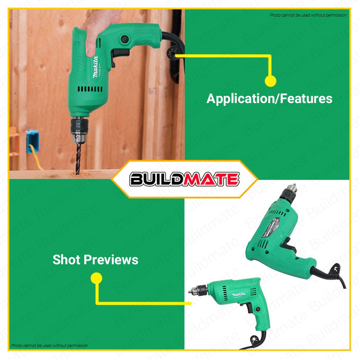 MAKITA Original 350W Electric Hand Drill 10mm (3/8") M0600M •100% AUTHENTIC•BUILDMATE•