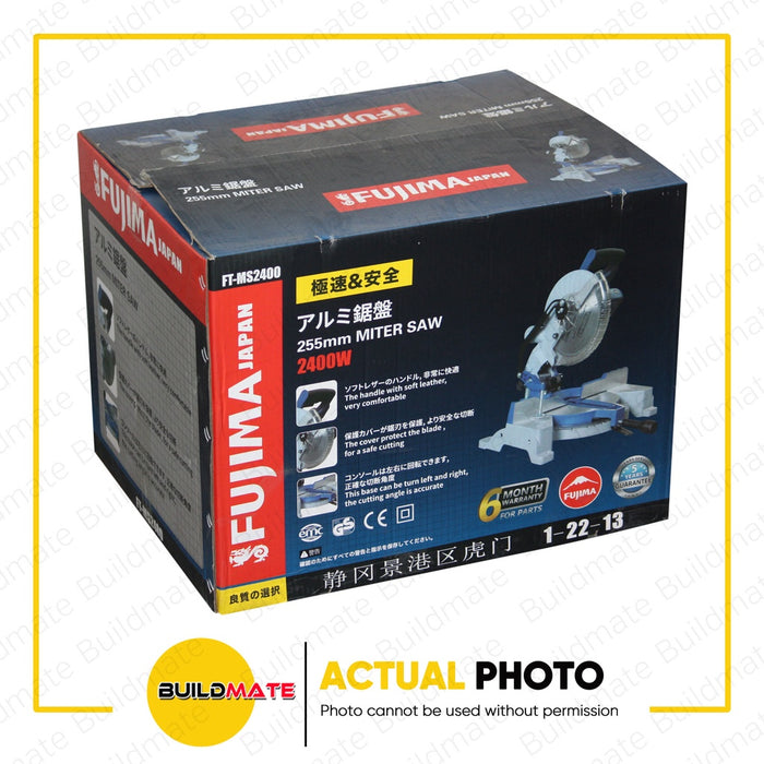 FUJIMA JAPAN Aluminum Miter Saw 10" 2400W FT-MS2400 •BUILDMATE•