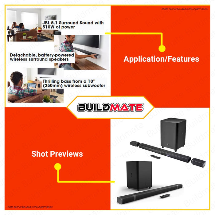 Subwoofer Jbl Wireless Surround Sound Speakers JBL 4K Ultra HD