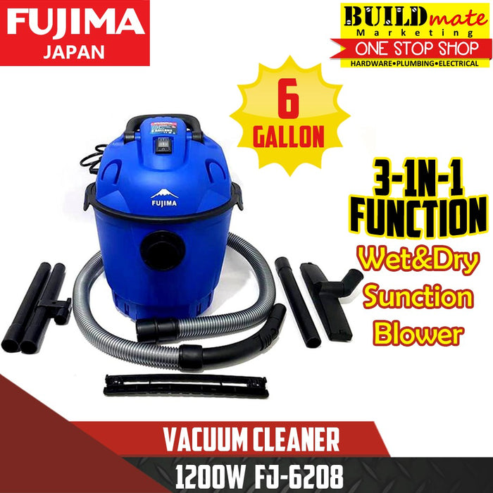 FUJIMA WET & DRY Vacuum Cleaner 6Gallons FJ-6208