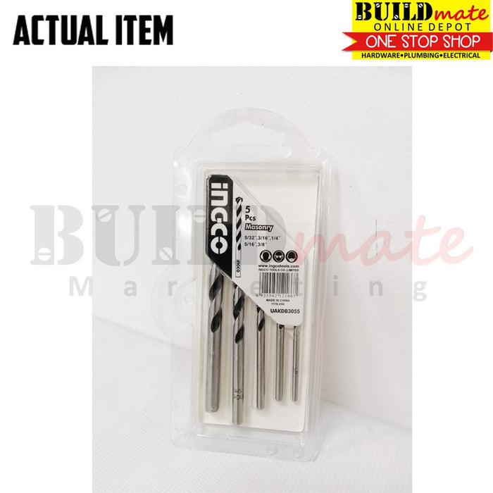 INGCO 5PCS/SET Masonry Drill Bits UAKDB3055 / AKDB3055 IHT