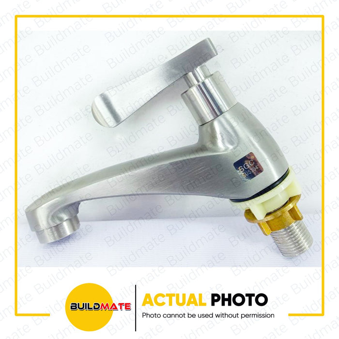 S.G.C. Stainless Steel Lavatory Faucet SUS304 S.G.C.-7304 •BUILDMATE•