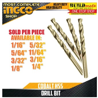 BUILDMATE Ingco Cobalt HSS Impact Drill Drilling Bit [SOLD PER PIECE] • IHT