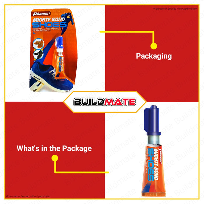 PIONEER Mighty Bond Shoes 3G Shoe Glue Instant Glue Shoe Repair Liquid Glue FGT00116 •BUILDMATE•