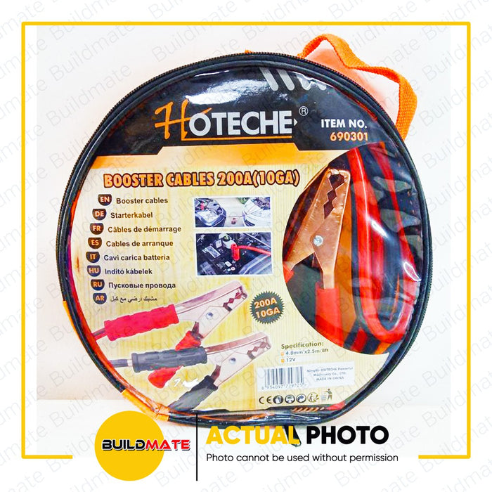 HOTECHE Booster Cable 200A 10GA 690301 •BUILDMATE•