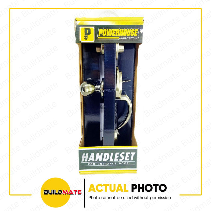 POWERHOUSE PRO SERIES Entrance Handle Set PH8051ABET Antique Brass Finish US5 •BUILDMATE•