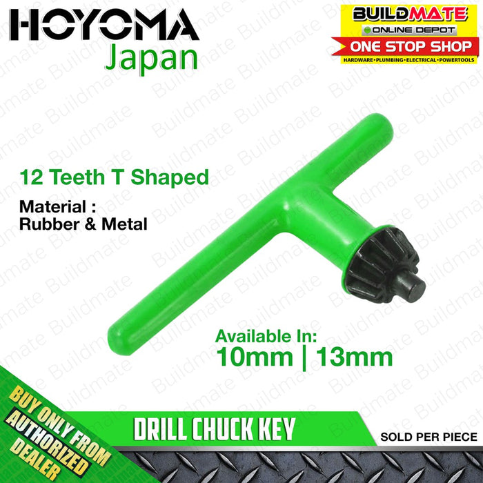 HOYOMA Key for Drill Chuck 10mm | 13mm SOLD PER PIECE •BUILDMATE• HYMA