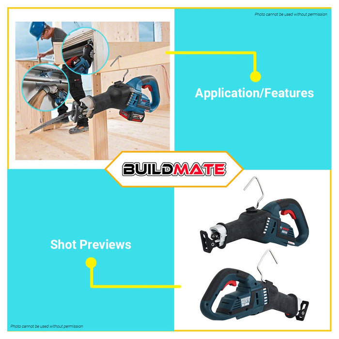 BOSCH Professional 18V Li-Ion Lithium Ion Cordless Reciprocating Saw Solo GSA 18V-32 06016A8108 BLC