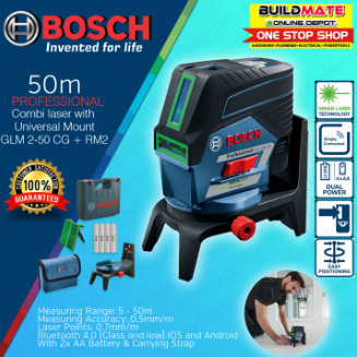 Nivel Láser Líneas Verdes Bosch Alcance 50 M Gcl 2-50 G | Cuotas sin interés Nivel Láser Líneas Verdes Bosch Alcance 50 M Gcl 2-50 G | Cuotas sin interés