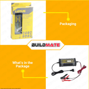 LOTUS Car Battery Charger LTMT30BCX •BUILDMATE•