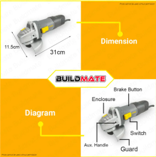 [COMBO] LOTUS Inverter Welding Machine 200A LTIW200D + Angle Grinder 650W + FREE WELDING GLOVES •BUILDMATE• LWM