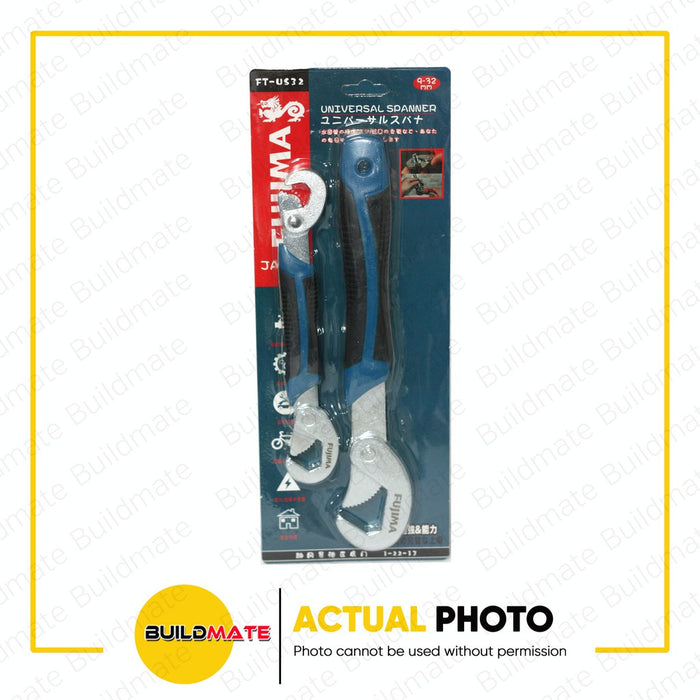 FUJIMA JAPAN Universal Spanner Snap and Grip 9-32MM FT-US32 •BUILDMATE•