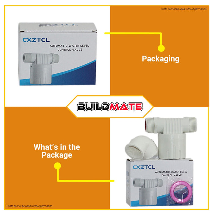 CXZTCL Automatic Water Level Control Float Valve Switch Inside Type •BUILDMATE•