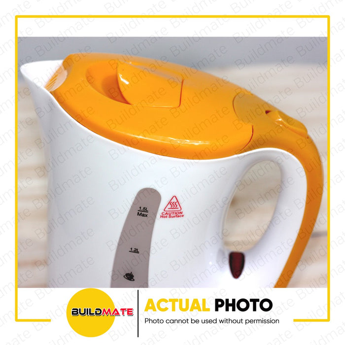 MICROMATIC Electric Cordless Plastic Kettle 1.5L MCK-1700 ( BLUE, GREEN, YELLOW ) •BUILDMATE•