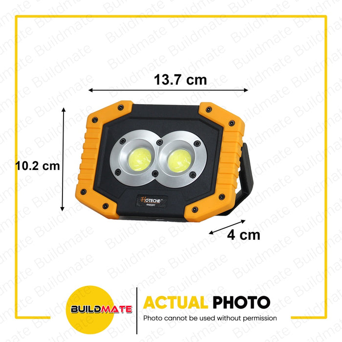HOTECHE Flooding 10W LED Rechargeable Work Lamp LIGHT HTC-440301 •BUILDMATE•