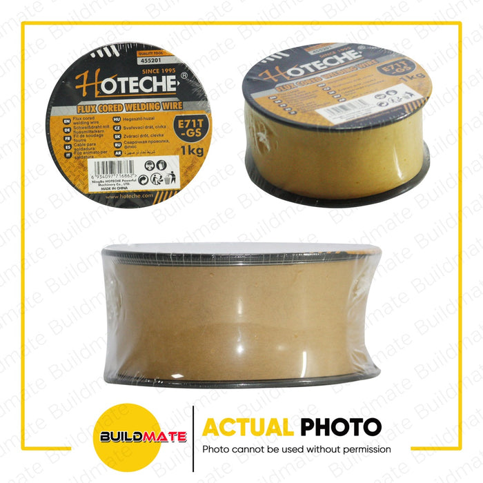 HOTECHE Flux Cored MIG Welding Wire 1KG E71T-GS HTC-455201•BUILDMATE•