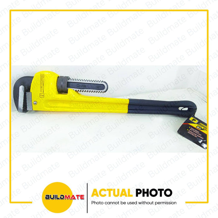 BUILDMATE Powerhouse Pipe Wrench Heavy Duty Straight Pipe Wrench 18" Inch Adjustable Wrench - PHHT