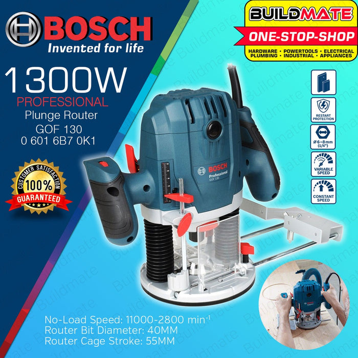 Bosch Professional Plunge Router GOF 130 06016B70K1 100% ORIGINAL / AUTHENTIC •BUILDMATE• COC