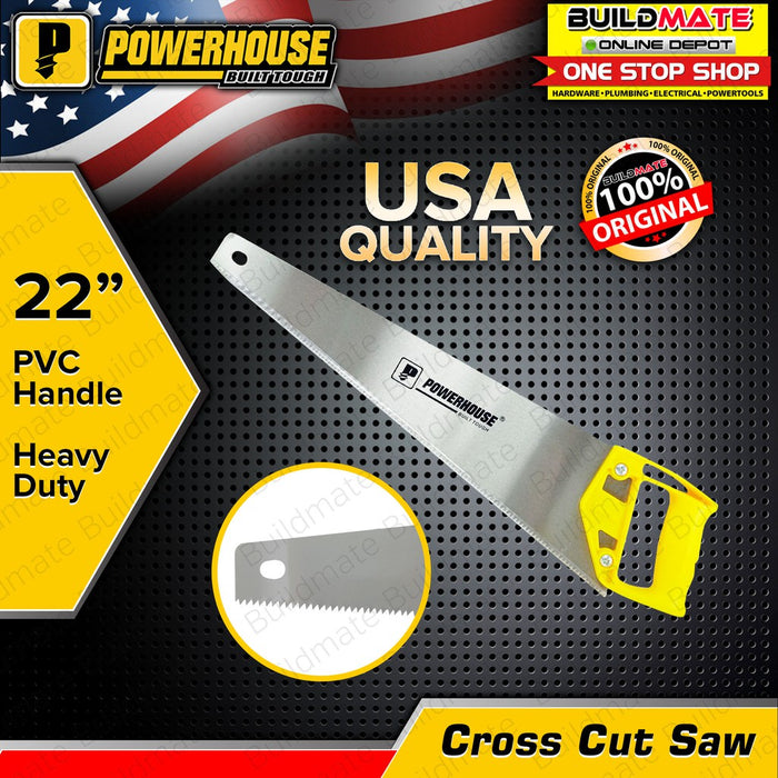 POWERHOUSE Crosscut Saw with PVC Handle 22" Inch •BUILDMATE• PHHT