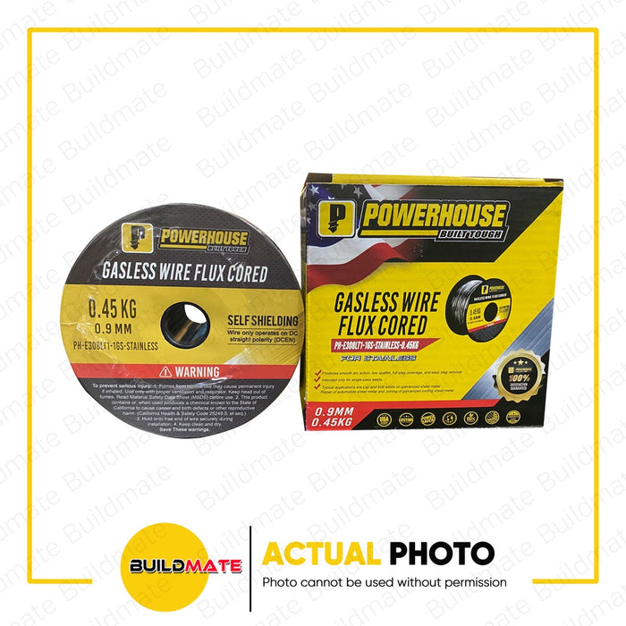 POWERHOUSE E71T-GS Flux Cored Gasless MIG Wire (0.45kg / 0.9mm) [JSR POWERHOUSE E71T-GS Flux Cored Gasless MIG Wire (0.45kg / 0.9mm) [JSR