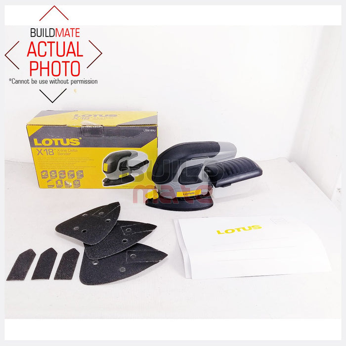 LOTUS X-LINE Cordless Delta Sander 18V LTDS18VLI (UNIT ONLY) •BUILDMATE• LCPT