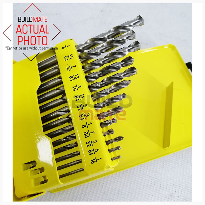 LOTUS HSS-G Drill Bit 13PCS/SET For Wood & Metal LTXT13GDBX •BUILDMATE• LPA
