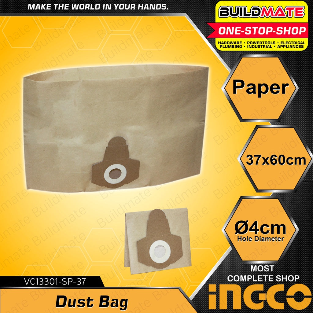 INGCO Paper Dust Bag For Vacuum Disposable Filter Bags Replacement Bag ...