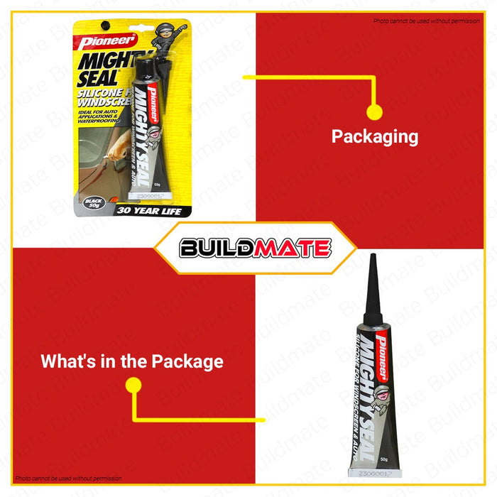 PIONEER Migthy Seal 85G Translucent | 50G WindScreen [SOLD PER PIECE] 1MNT9449 | 1MSW115 •BUILDMATE•