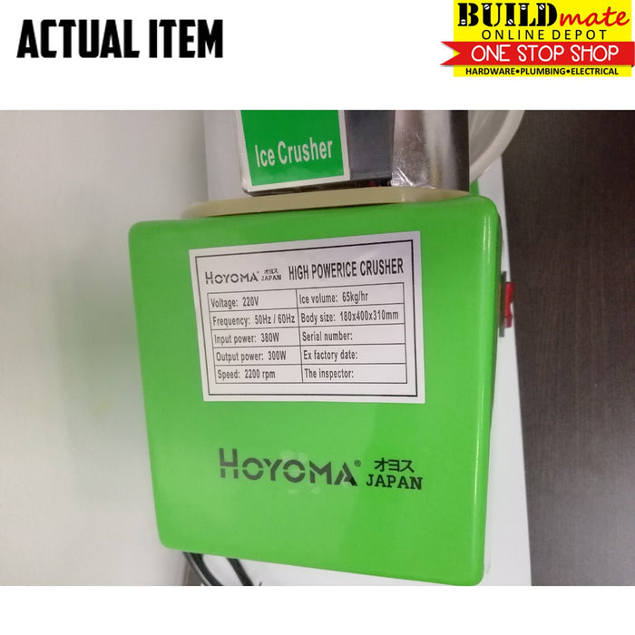 Hoyoma Ice Crusher 380W MC108 NEW ARRIVAL! •BUILDMATE• HYMPT